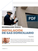 Instalación de Gas Domiciliario