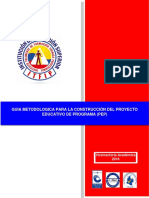 Proyecto Educativo Pep - Administración de Empresas - Proped. 2016