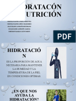 HIDRATACÓN Y Nutrición