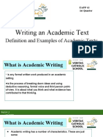 G12 What Is Academic Writing