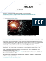 Cientistas e Comunicadores Discutem o Papel Da Divulgação Científica - Jornal Da USP