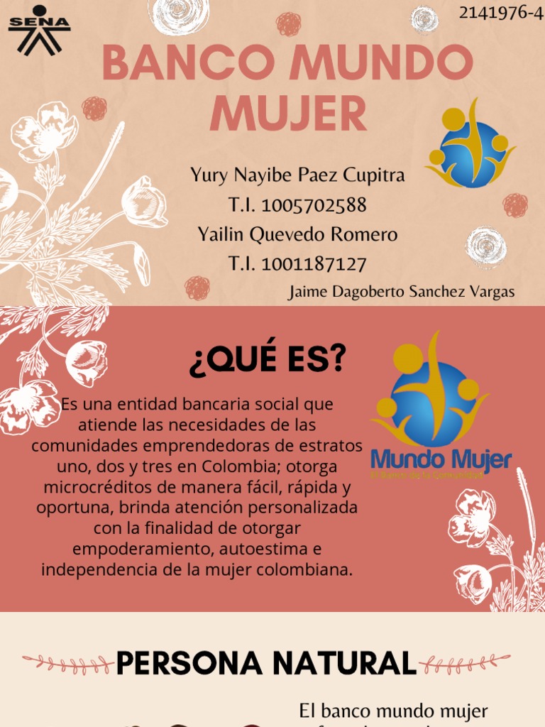 Banco Mundo Mujer | PDF | Póliza de seguros | Bancos
