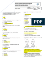 Prueba de Periodo Fisica. Clei 6 P1