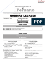 Normas Legales: Dición Xtraordinaria