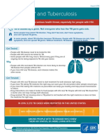 HIV and Tuberculosis: Tuberculosis, or TB, Is A Serious Health Threat, Especially For People With HIV