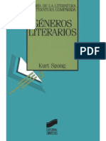 SPANG, Kurt, Géneros Literarios, Síntesis, Madrid (v.1) PDF