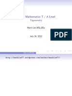 STPM Mathematics T / A Level: Trigonometry