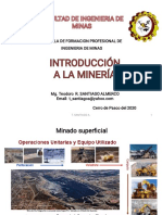 Introducción a la minería no metálica