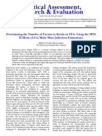 Number of Factors SPSS-R2