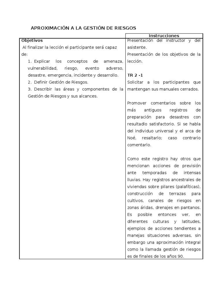 Qué es la Gestión de Riesgos | PDF | Vulnerabilidad | Riesgo