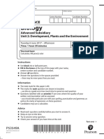 Biology Questionpaper-Unit2 June 2017