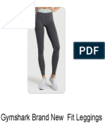 Gymshark Brand New Fit Leggings: Attn Carriers: Overages Are Billed To Shipper (E-Vs)