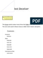 Allah The Best Deceiver - WikiIslam PDF