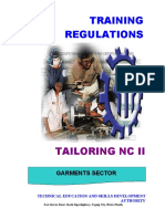 TR - Tailoring NC II