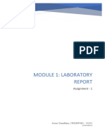 Module 1: Laboratory: Assignment - 1
