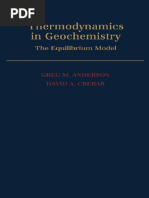 Greg M. Anderson, David A. Crerar - Thermodynamics in Geochemistry - The Equilibrium Model-Oxford University Press, USA (1993) PDF