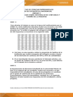 Taller Intervalos de Confianza y Tamaño de Muestra