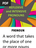 Reflexive and Intensive Pronoun PDF