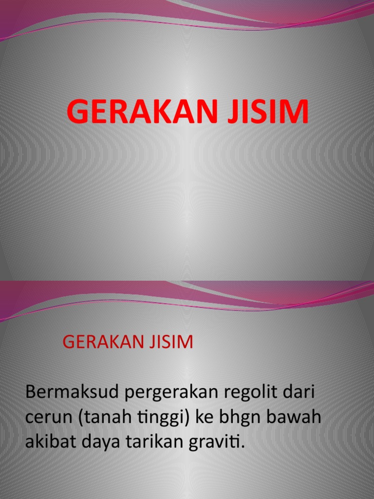 Pergerakan Jisim | PDF