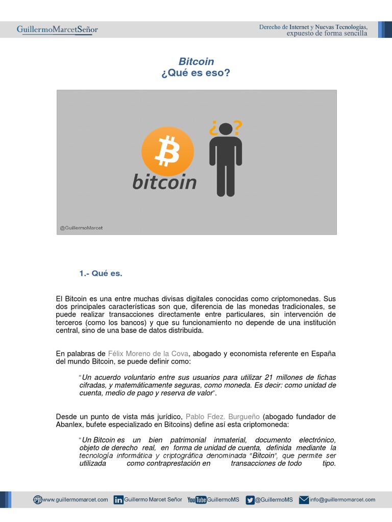 Informe Bitcoin | PDF | Bitcoin | Dinero