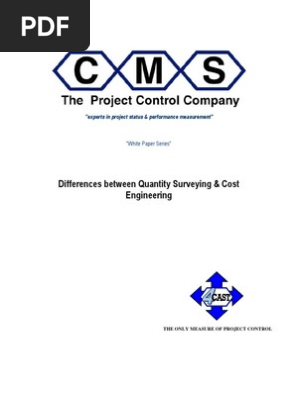 Quantity Surveying Vs Cost Engineering Surveying Engineering