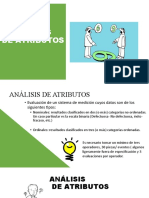 Análisis de concordancia de atributos en evaluación de calidad