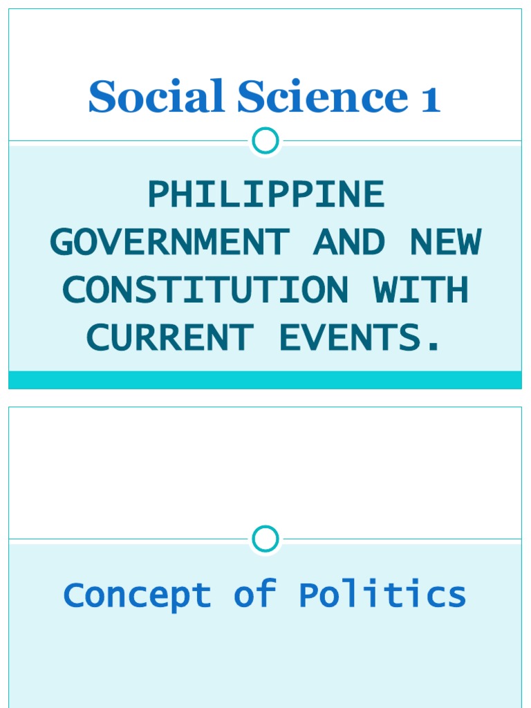 Introduction of SOC SCI and Chapter 1 | PDF | Power (Social And ...