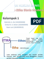 Kelompok 1 Etika Dan Hukum Bisnis - Prinsip Etika Bisnis Modern