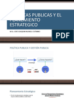 Politicas Publicas y El Planemiento Estrategico