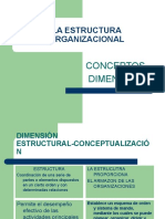 LA ESTRUCTURA ORGANIZACIONAL