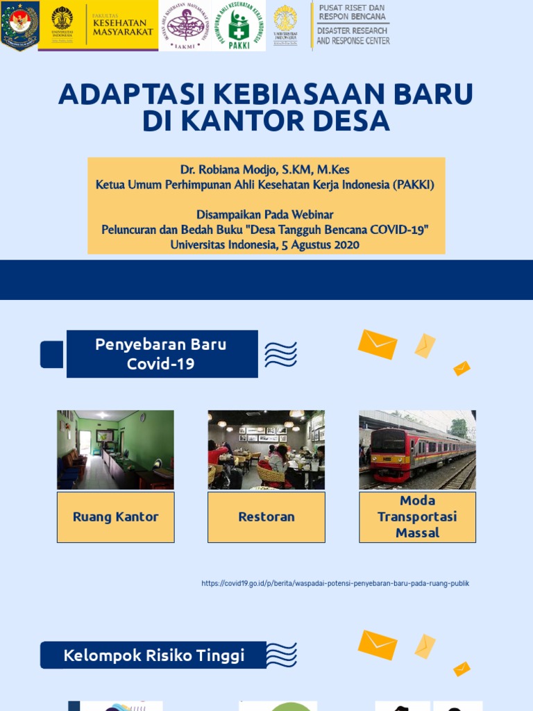 Adaptasi Kebiasaan Baru Di Kantor Desa - Robiana Modjo | PDF
