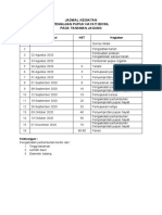 Jadwal Kegiatan