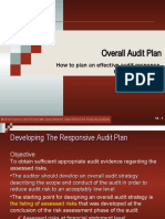 Overall Audit Plan: How To Plan An Effective Audit Response To Assessed Risks