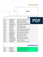 Relacion de Documentos - Virtualidad