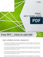 Abstract Green Background For Streaks Design PowerPoint Templates Standard