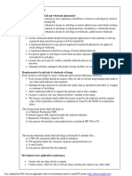 A. Forensic Pharmacy Laws Applicable To Retail and Wholesale Pharmacies