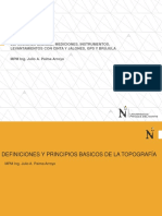 Topografía básica: definiciones, mediciones e instrumentos