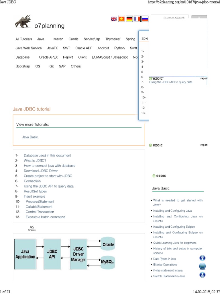 Java JDBC | PDF | System Software | Data