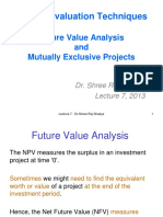 Lecture7 Future Value Mathod