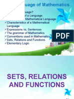 Chapter 2 Cont. Sets Relations and Functions