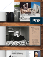 Peter Eisenman AND Deconstructivism: An Overview