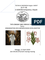 Tata Ibadah Minggu Paskah 12 April 2020 FINAL PDF