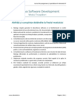 Abilitati Si Cunostinte Dobandite - Modul Incepatori PDF