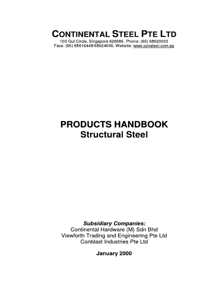 Products Handbook PDF | PDF