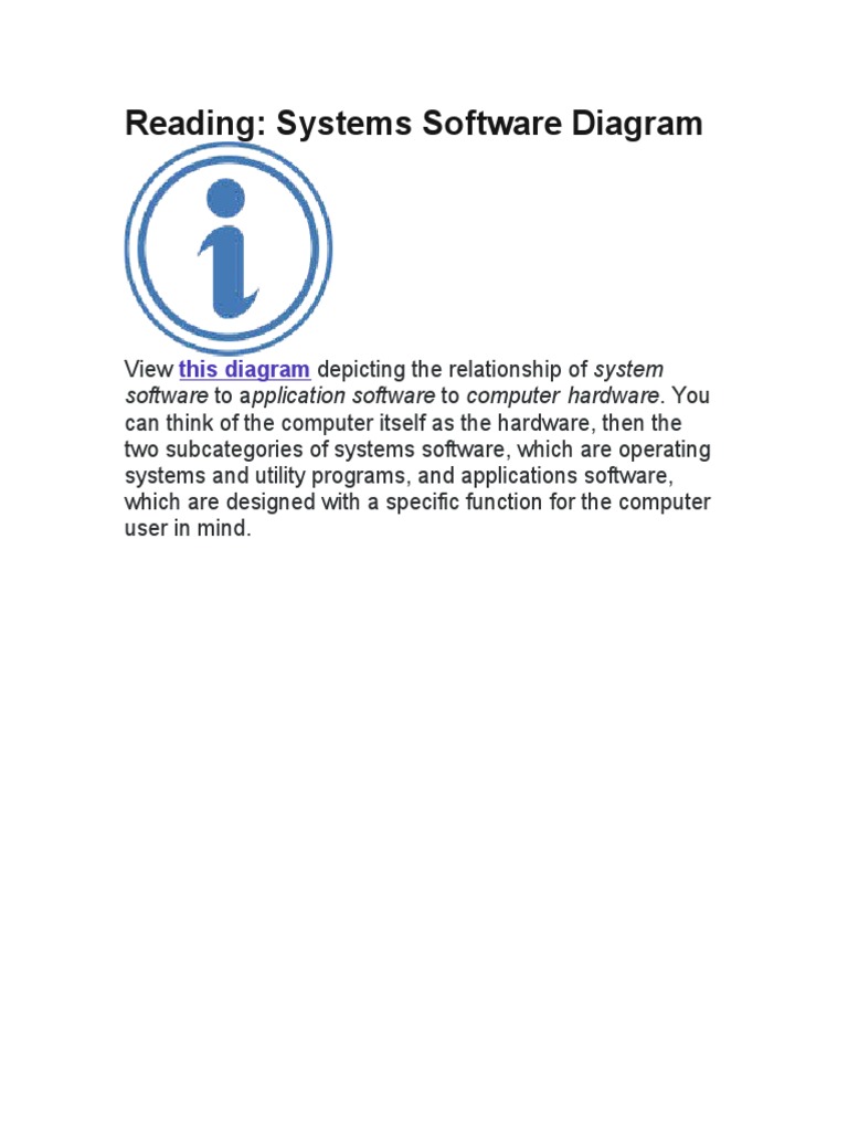 Systems Software and Application Overview | PDF