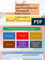 BMMB3113 Perkamusan Peristilahan Dan Penterjemah Bahasa Melayu