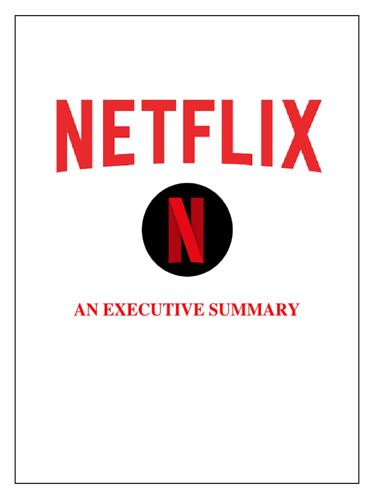 Netflix Strategy Pdf Pdf Netflix Streaming Media