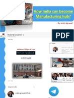 How India Can Become Manufacturing Hub
