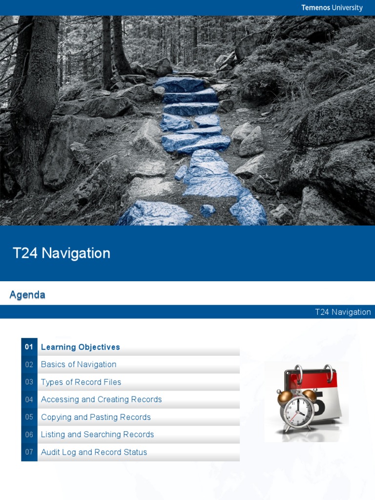 T24 Induction Business - Navigation v1.5 | PDF | Menu (Computing ...