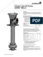 Vertical Centrifugal Lube-Oil Pump Series Allmarine Melo: Utilization